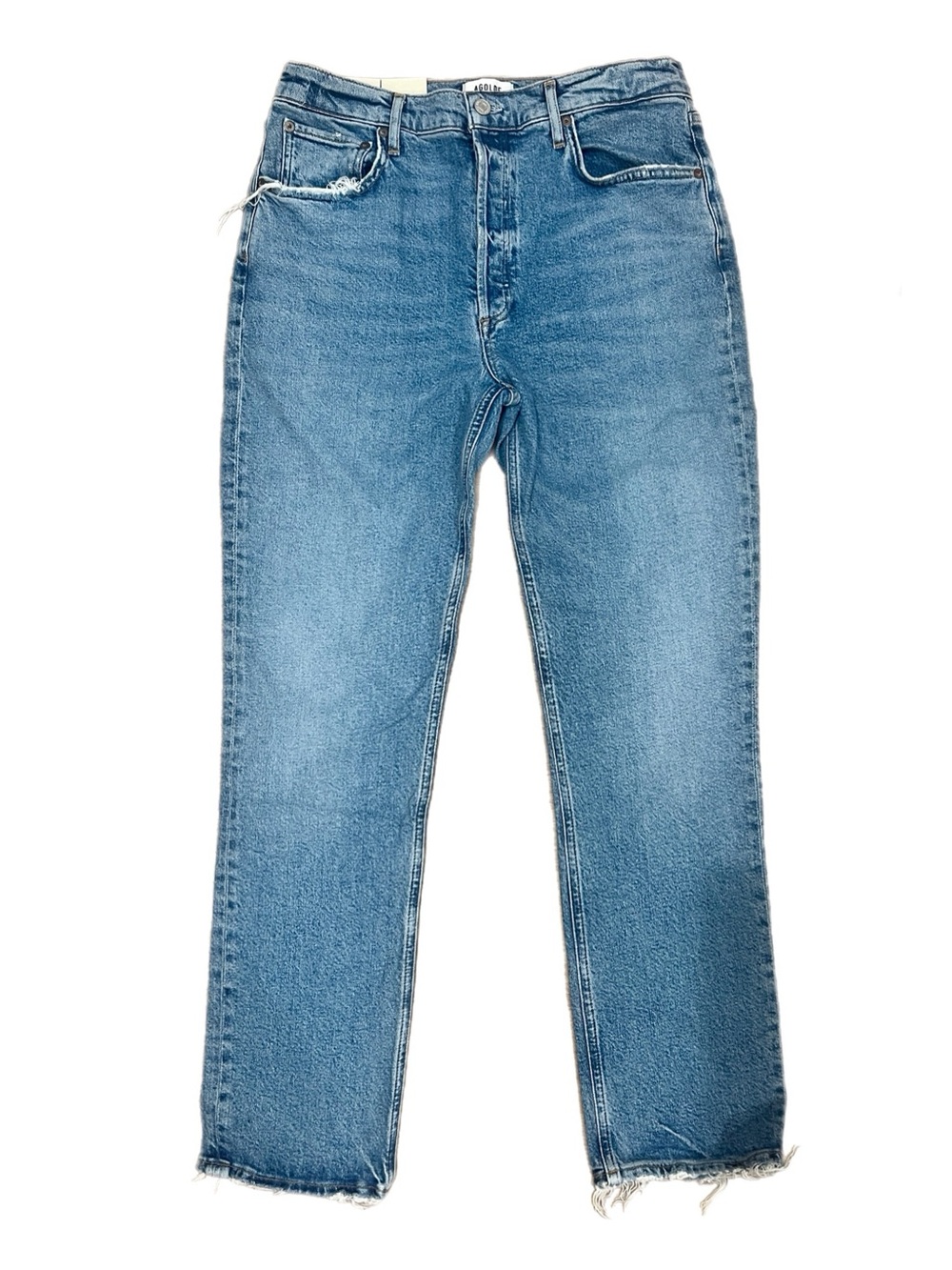 AGOLDE Riley Long High-Rise Straight Leg Jeans NWT (size 30)